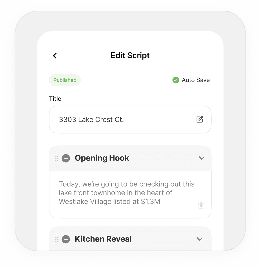 Edit your script
